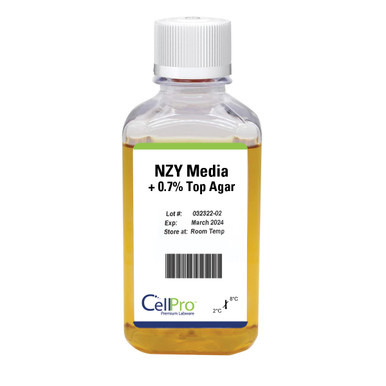 CellPro LB Agar: Lennox Media 0.7 - 50ml Top Agar Solution