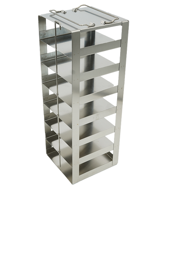 Stainless Steel Freezer Racks - 2 Boxes, Vertical Configuration