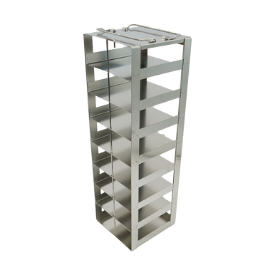 Stainless Steel Freezer Racks - 2 Boxes, Vertical Configuration