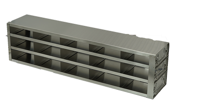 Stainless Steel Freezer Racks with Drawers, 5 x 3 Configuration, 15 Box ...