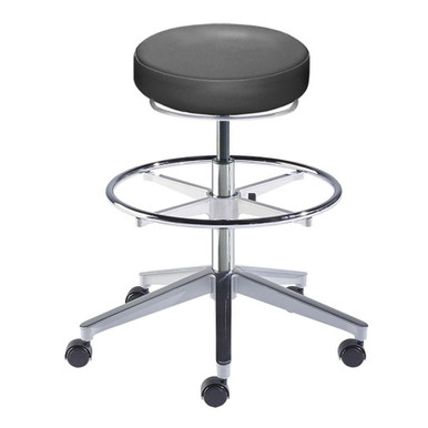 Bio Fit Stools BioFit® Rexford Series Cast Aluminum Base Ergonomic Swivel Stool ...