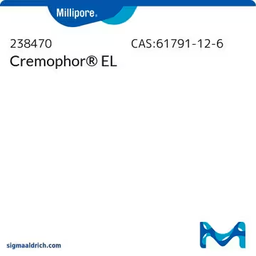 Cremophor® EL, 1 X 1 set (238470-1SET) | MilliporeSigma® (Sigma-Aldrich)