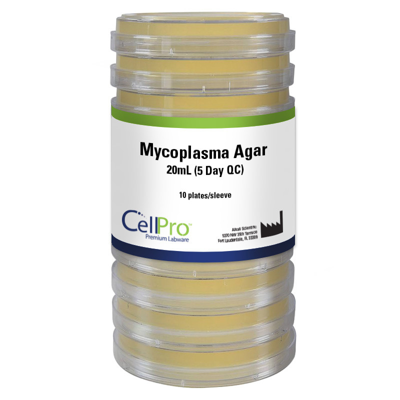 Lysine Agar, 10 mL, 60 × 15 mm Plate, 10/Pk