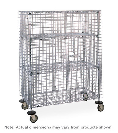 Metro™ SEC56EC Super Erecta® Mobile Security Shelving Unit with 2