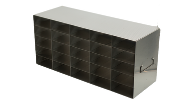 Stainless Steel Upright Freezer Rack for 96-Well Flipper Reversible ...