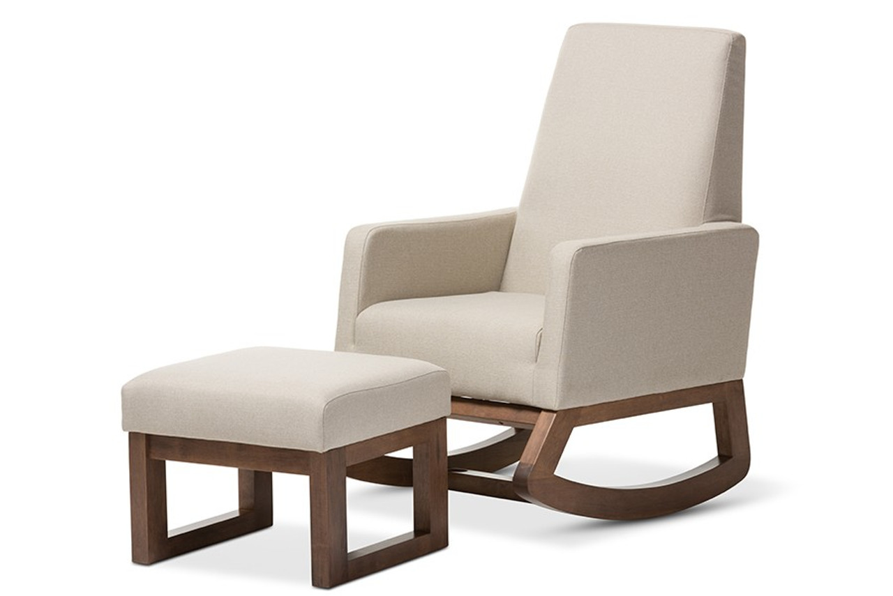 rocking chair and ottoman set
