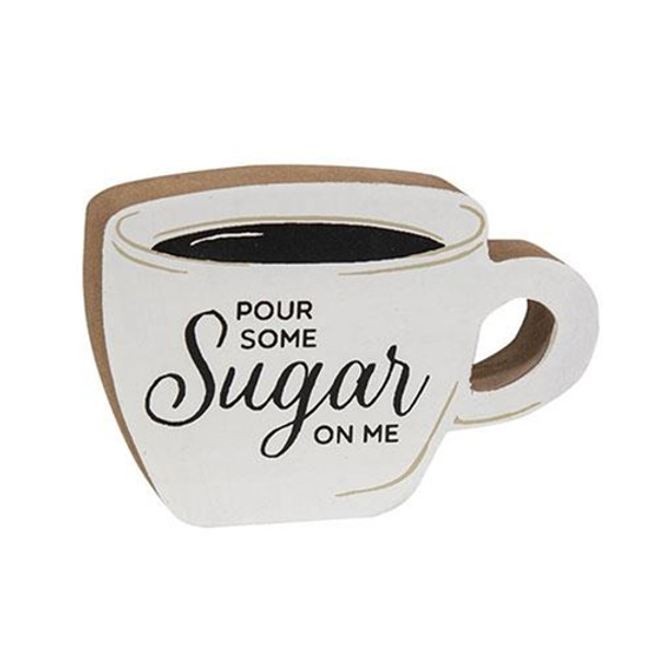 Pour Some Sugar On Me Chunky Coffee Cup Sitter G37101 By CWI Gifts