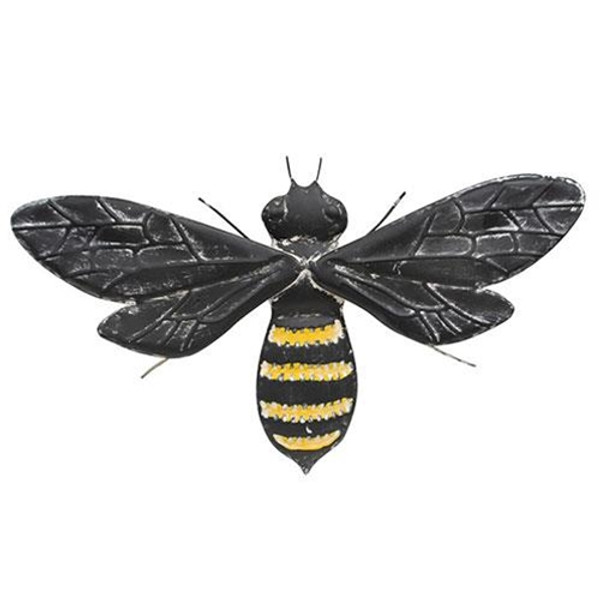 Black Bee Metal Wall Decor G70121 By CWI Gifts