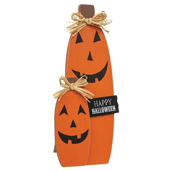 Happy Halloween Jack O Lantern Wood Easel G91141 By CWI Gifts