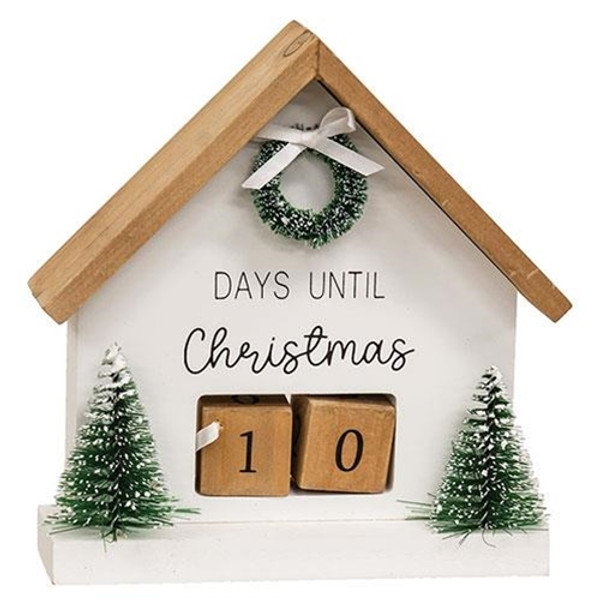 Days Until Christmas Woodland Home Countdown Calendar G91148 By CWI Gifts