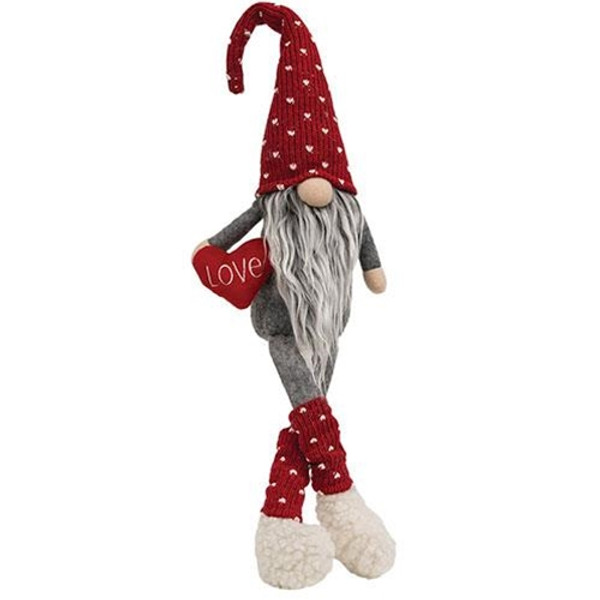 Dangle Leg Love Gnome W/Leg Warmers GADC5005 By CWI Gifts