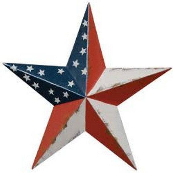 Americana Barn Star - 12" G758012 By CWI Gifts