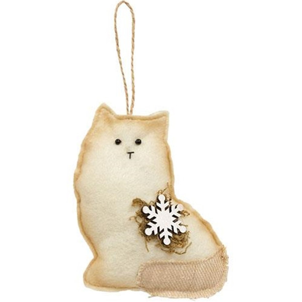 Snowflake Cat Ornament GCS38525 By CWI Gifts