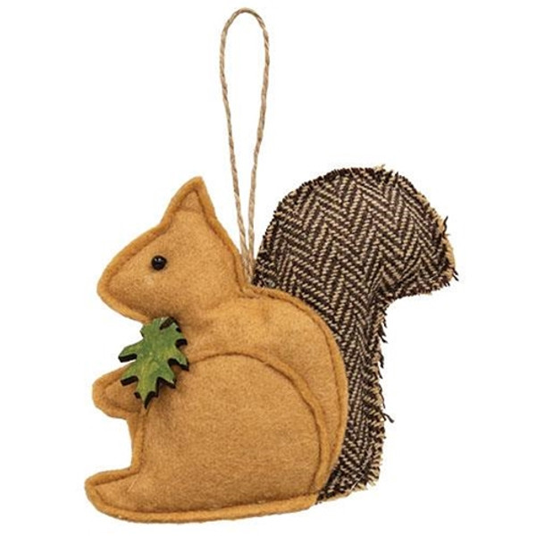 Felt Squirrel Ornament GCS38570 By CWI Gifts