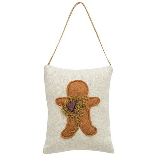 I Heart Gingerbread Pillow Christmas Ornament GCS38582 By CWI Gifts