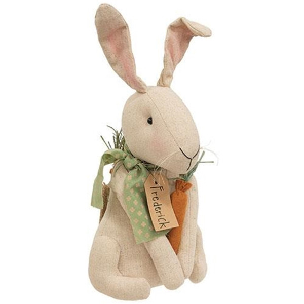 Frederick Bunny With Carrot Bag GCS38701 By CWI Gifts