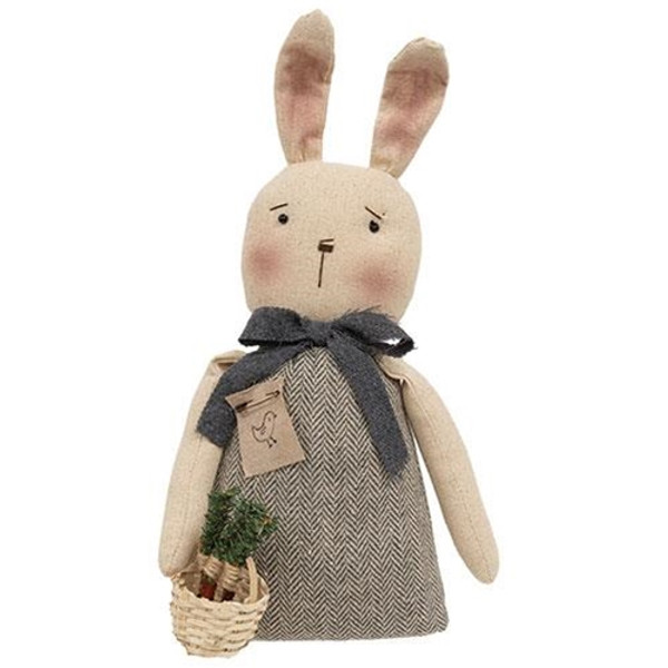 Bunny With Carrot Basket GCS38756 By CWI Gifts