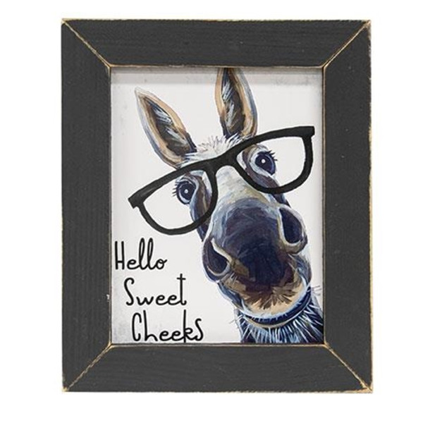 Hello Mule Framed Print GLK227A By CWI Gifts