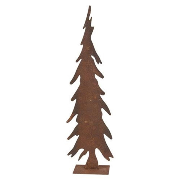 Rusty Metal Christmas Tree 23" GMXF09964 By CWI Gifts