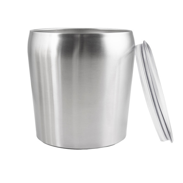 3Qt Insulated Stainless Steel Ice Bucket Each EAHIB10STCBDS By Lenox