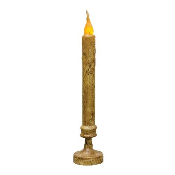 Burnt Ivory Candlestick - 11.5" G84576 By CWI Gifts
