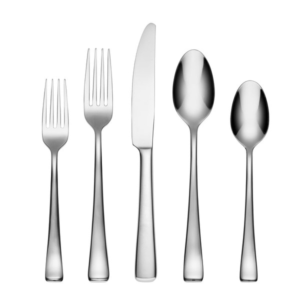 Madelina Mirror 18/0 Stainless Steel 20-Piece Flatware 349420CNW12R By Lenox