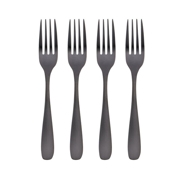 Eliana Pvd Black Stainless Steel 18/0 4-Piece Salad Fork 5011H9HCW04 By Lenox