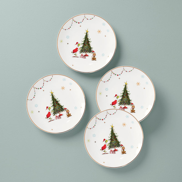Merry Grinchmas Dinner Plates - Set Of 4 895052 By Lenox