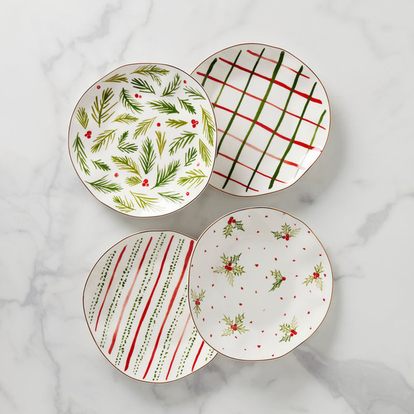 Bayberry Dessert Plates - Set Of 4 895262 By Lenox
