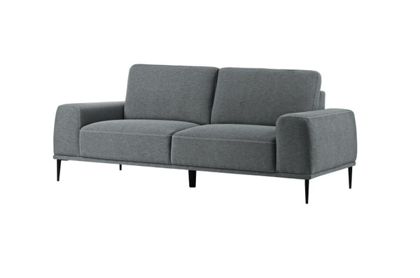 VGMB-2123-SOFA-GRY Divani Casa Fonda - Modern Grey Fabric Sofa By VIG Furniture