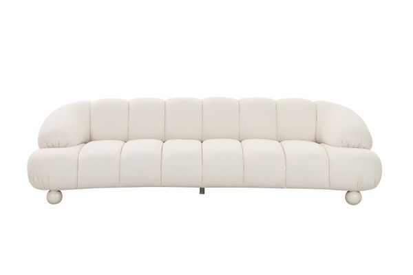 VGOD-ZW-23002A-SOFA-WHT Divani Casa Duran - Contemporary White Fabric 4-Seater Sofa By VIG Furniture