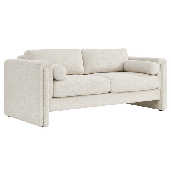 Modway Visible Boucle Fabric Sofa - Ivory EEI-6378-IVO