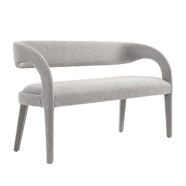 Modway Pinnacle Boucle Fabric Accent Bench - Taupe EEI-6571-TAU