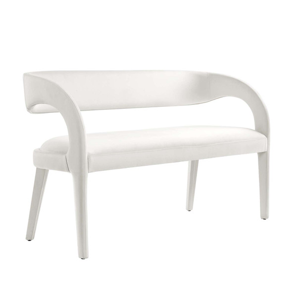 Modway Pinnacle Performance Velvet Accent Bench - Ivory EEI-6572-IVO