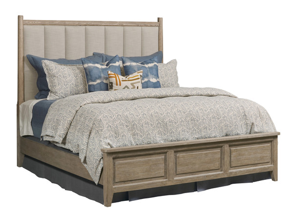 Kincaid Urban Cottage Oakmont Queen Upholstered Panel Bed Package 025-313P