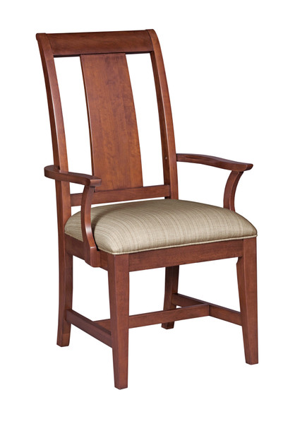 Kincaid Cherry Park Arm Chair Upholstered Seat Culp 63-062VC