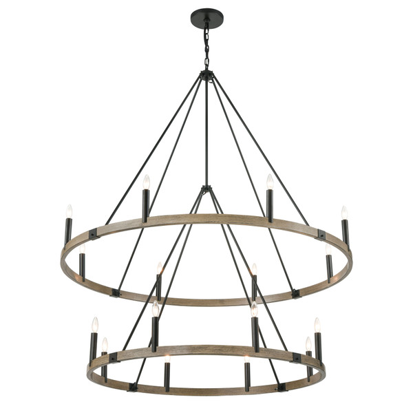 Elk Transitions 56'' Wide 16-Light Chandelier - Oil Rubbed Bronze 12320/8+8