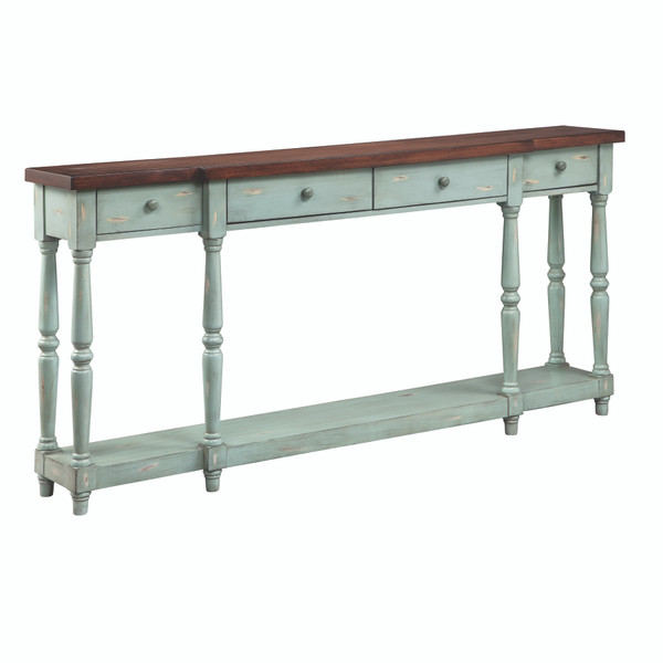 Elk Simpson Console Table - Blue 13136