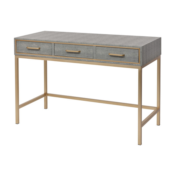 Elk Sands Point Desk - 3 Drawer Gray 3169-101B