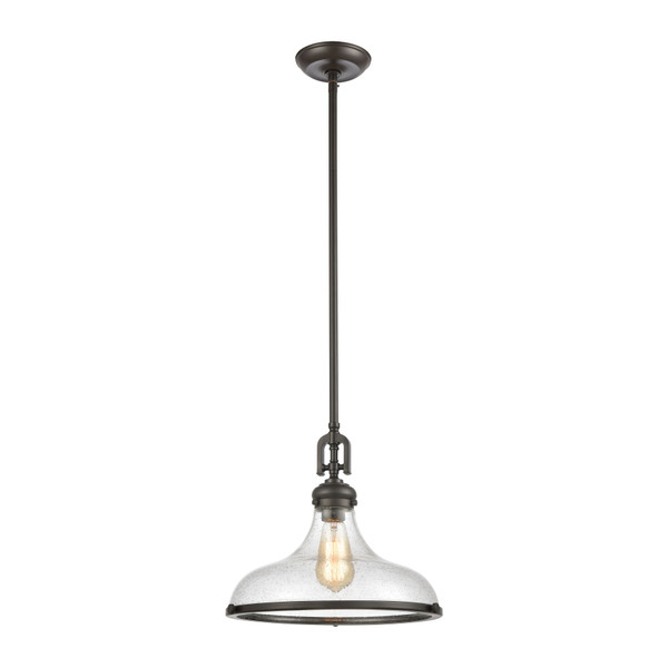 Elk Rutherford 15'' Wide 1-Light Pendant - Oil Rubbed Bronze 57361/1