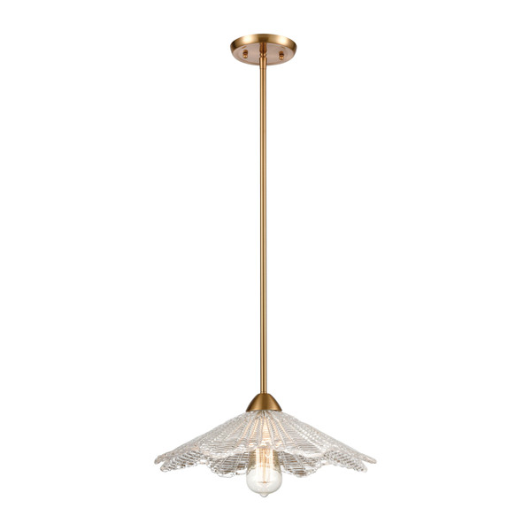 Elk Radiance 16'' Wide 1-Light Pendant - Satin Brass 60166/1