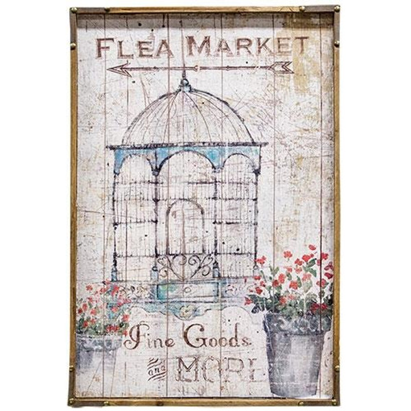Flea Market Sign GCF51112 By CWI Gifts
