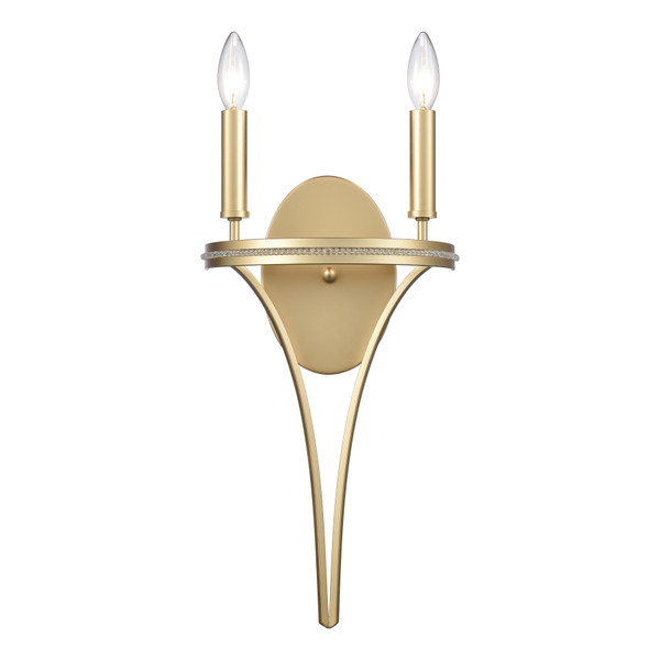 Elk Noura 20'' High 2-Light Sconce - Champagne Gold 69480/2