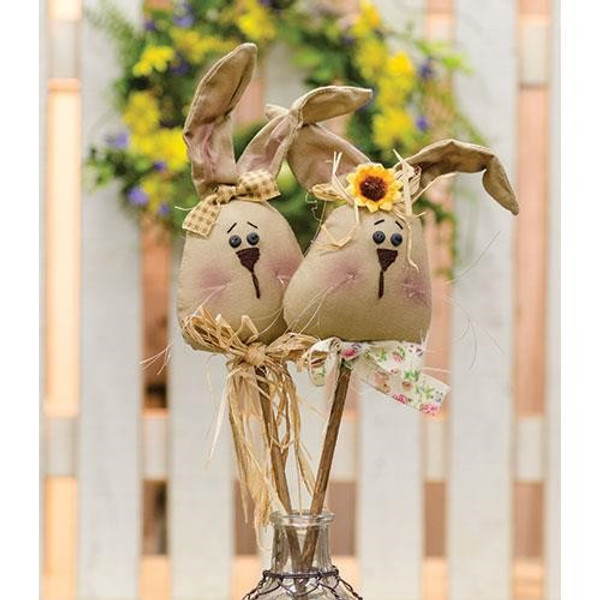 Bunny Head Pick 2 Asstd. (Pack Of 2) GCS365681 By CWI Gifts
