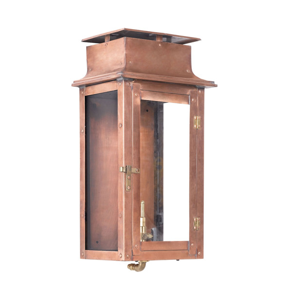 Elk Maryville Gas Outdoor Wall Lantern In Aged Copper 7941-WPL