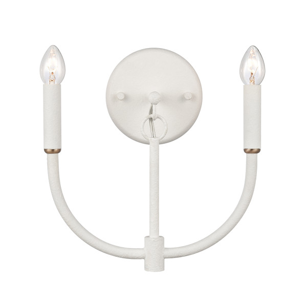 Elk Continuance 11'' High 2-Light Sconce - White Coral 82015/2