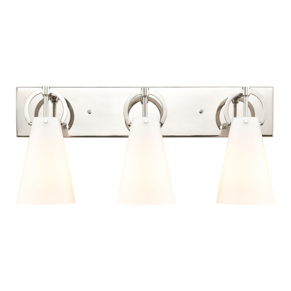 Elk Gabby 23'' Wide 3-Light Vanity Light - Polished Nickel 89522/3