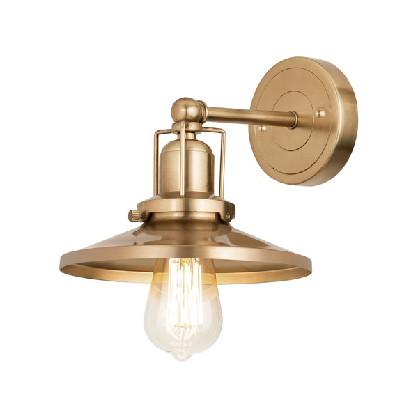 Elk English Pub 7'' High 1-Light Sconce - Satin Brass 96120/1