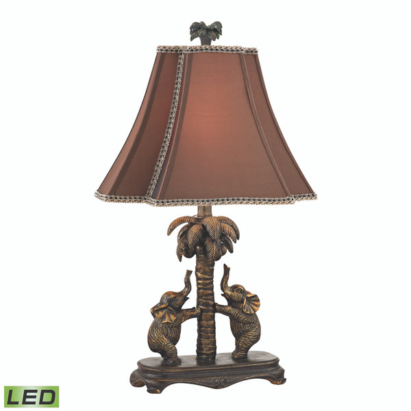 Elk Adamslane 24'' High 1-Light Table Lamp - Bronze - Includes Led Bulb D2475-LED