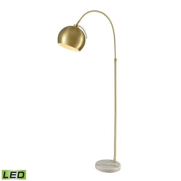Elk Kopernikus 61'' High 1-Light Floor Lamp - Aged Brass - Includes Led Bulb D3363-LED